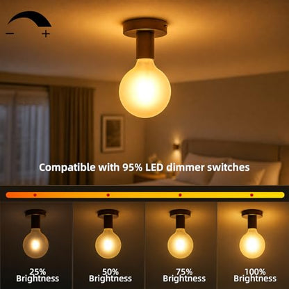 6W G125 Dimmable LED Light Bulb