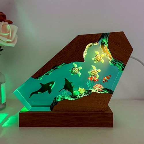 Flying Dragon Resin Lamp