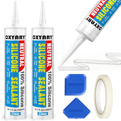 100% Waterproof Silicone Sealant Adhesive Caulking