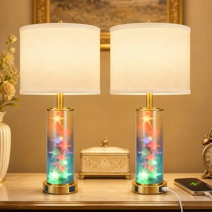 Modern Bedside Table Lamps with Color