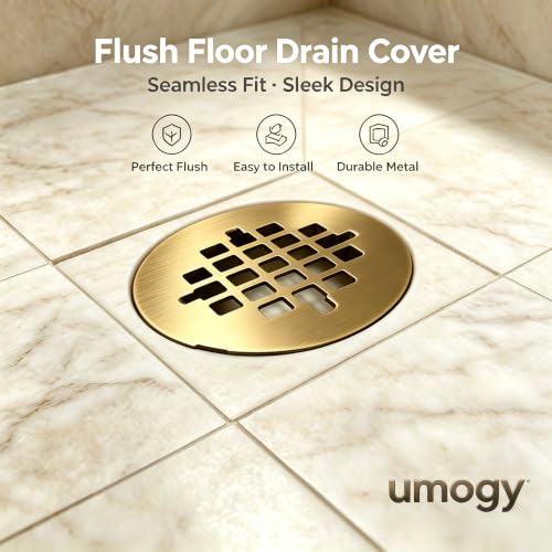 4-1/4 inch snap-on Round Shower Drain Cover, high-end Shower Drain Filter, Solid Square Drain Grille Filter