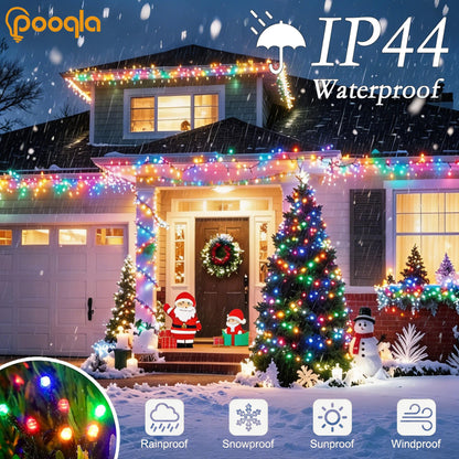2 Pack String Lights Battery Operated (50 LED x2 / Colorful)