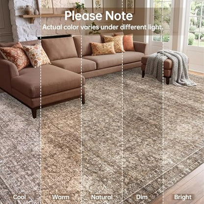 2x3 Area Rugs (Dark Brown / 2' x 3' (Rectangular))