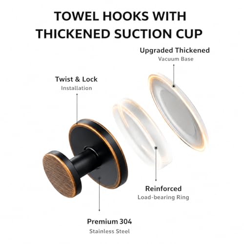 Suction Cup Hooks for Shower