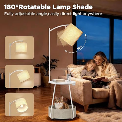 Floor Lamp with Table