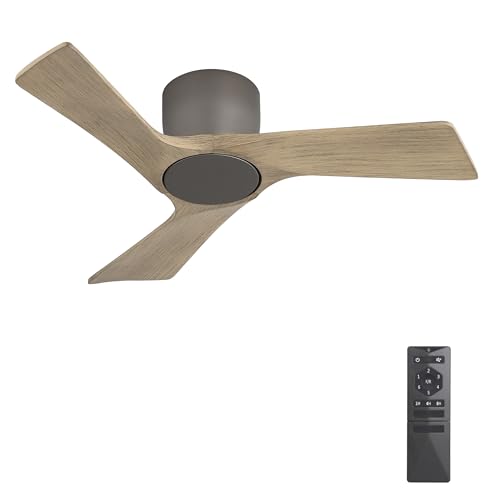 Flush Mount Ceiling Fan without Light 36"