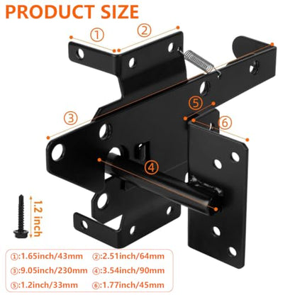 Gate Hinge and Self