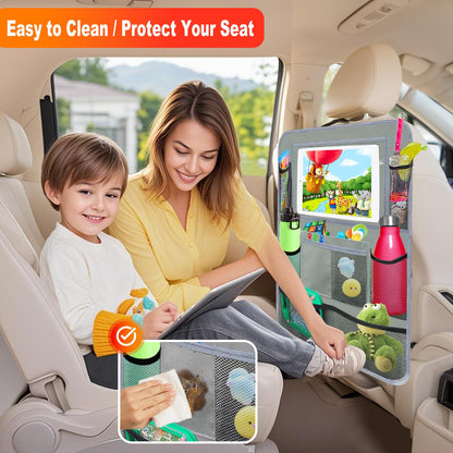 Backseat Car Organizer (Grey / 2 Pack without Food Tray)