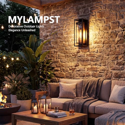 15 Inch Motion Sensor Outdoor Wall Light Fixtures Waterproof Porch Lights Outdoor Anti