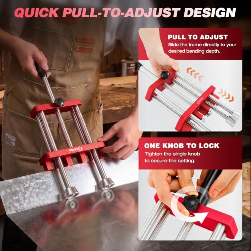 2 Station Sheet Metal Bender (Red)