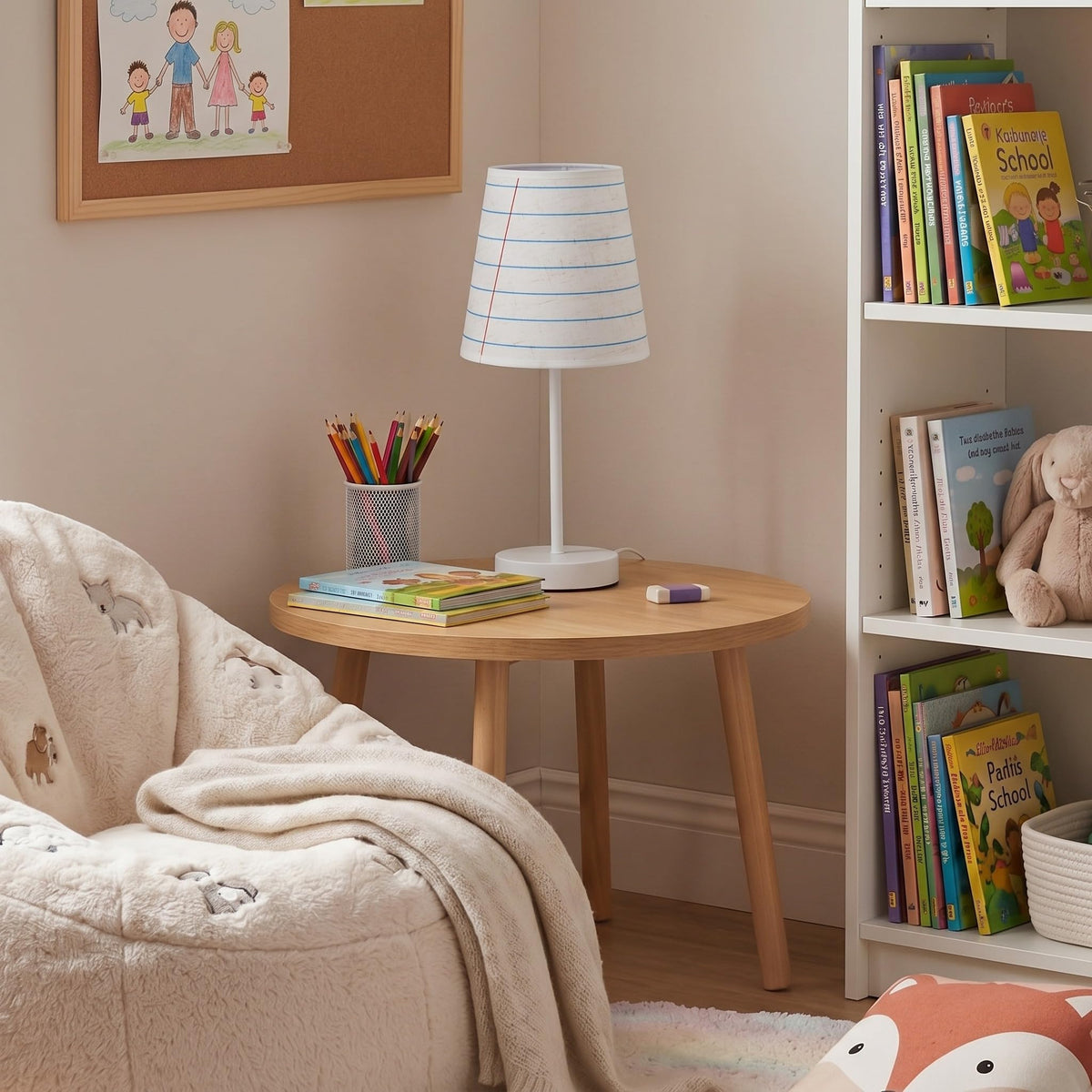 Lined Notebook Table Lamps (Lined Notebook)