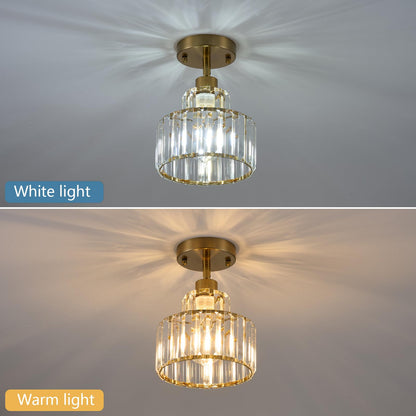 Gold Pendant Lights Kitchen Island (Gold&Clear / 1 pack)
