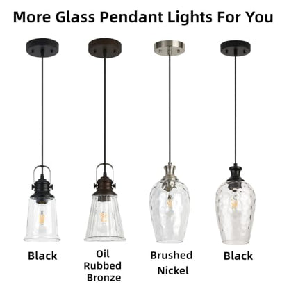 Glass Pendant Lights Kitchen Island
