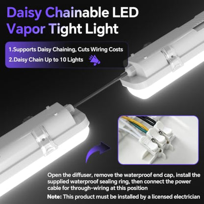 4FT LED Vapor Tight Light 60W