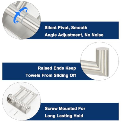 Swivel Towel Hook 3 Arms