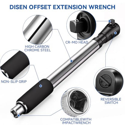 1 2" Offset Extension Wrench Impact