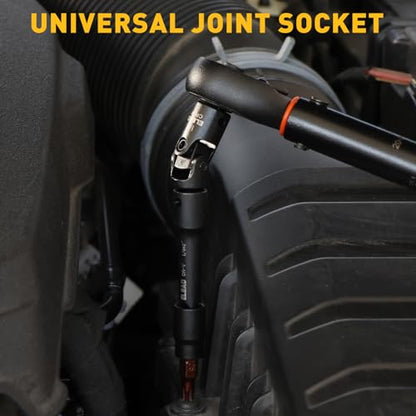 1 2'' Drive Deep Impact Socket Set