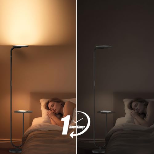 36W LED Floor Lamp with Table