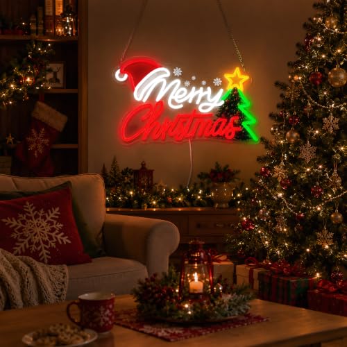 Merry Christmas Neon Sign