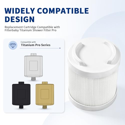 Shower Filter Cartridge Compatible with Filterbaby Pro Series