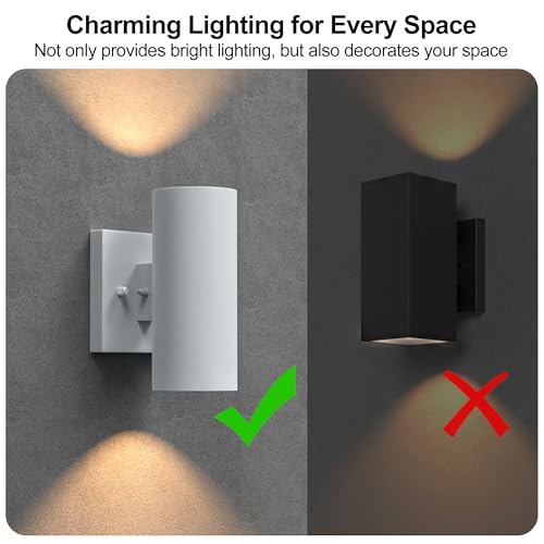 Aluminum Cylinder Up Down Lights