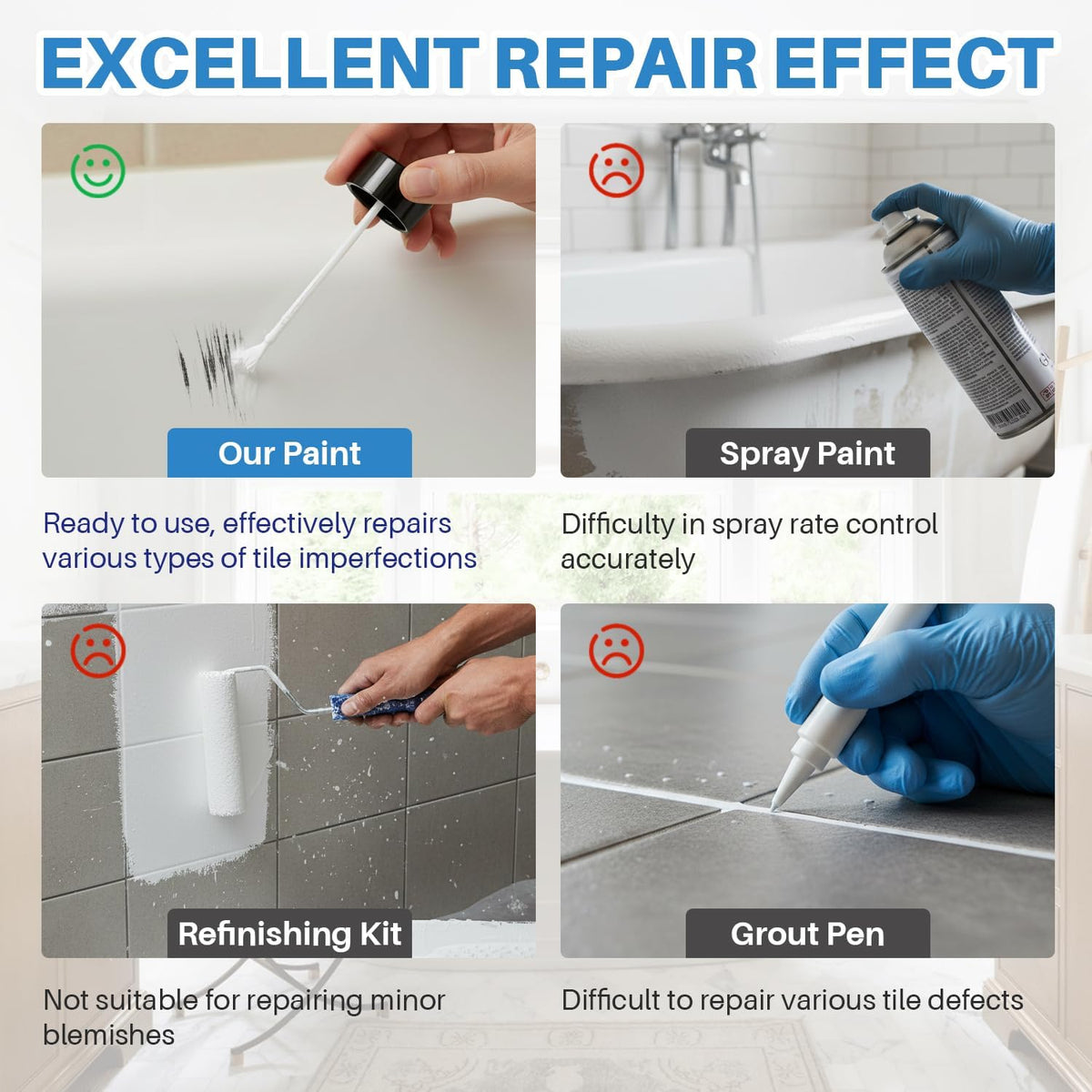 Tub and Tile Paint (1.7 Fl Oz (Pack of 1))