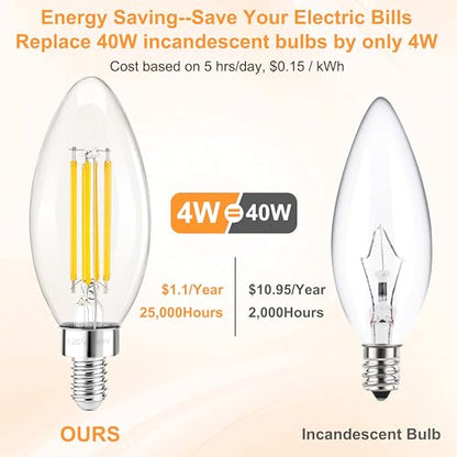 E12 Light Bulbs 2700K