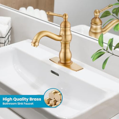 Bathroom Faucet 1 Hole Vintage