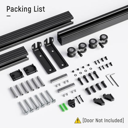 Ceiling Mount Box Rail Barn Door Hardware Heavy Duty Sliding Barn Door Track