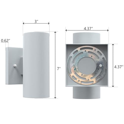 Aluminum Cylinder Up Down Lights