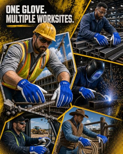 Leather Work Gloves for Men & Women