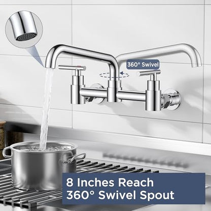 Wall Mount Kitchen Faucet