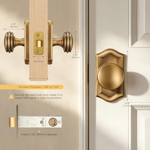 Solid Brass Privacy Door Knob