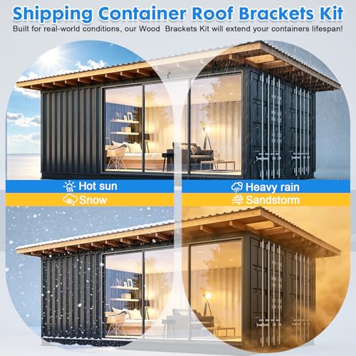 Shipping Container Specific Wooden Truss Brackets