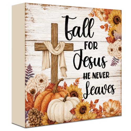 Fall Decorations for Home Wood Sign Fall Decor Shelf Decor