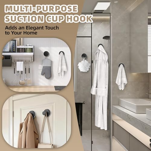 15 lb Suction Cup Hooks for Shower