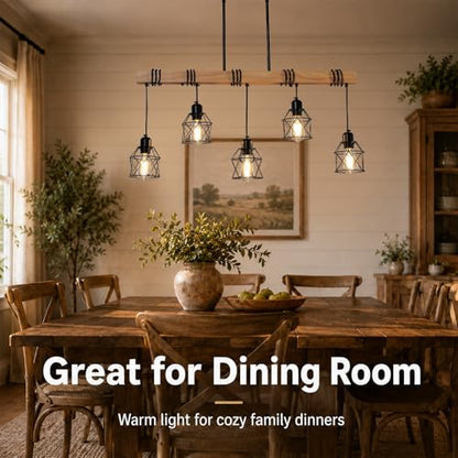 5 Light Farmhouse Kitchen Island Lighting (5-Light)