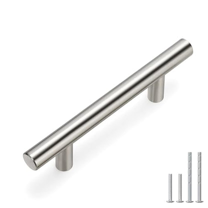 400 Pack 3in Cabinet Pulls Brushed Nickel Stainless Steel Kitchen Cupboard Handles 5" Length (3in hole centers / Brushed Nickel)