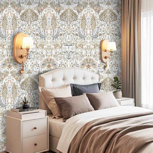 Victorian Botanical Peel and Stick Wallpaper