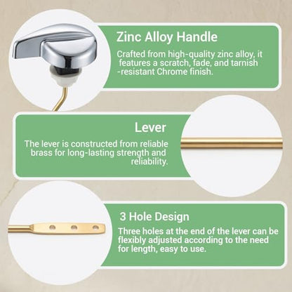 3 Inch Toilet Flush Valve Repair Kits Compatible with TOTO Replacement Parts