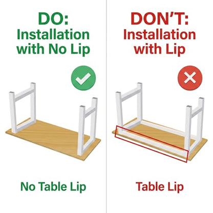 concealed desk drawer undermount storage self