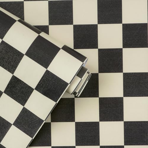 Checkered Wallpaper Checkerboard Peel and Stick Wallpaper Bedroom Removable Self Adhesive Wall Paper Waterproof Bathroom Vinyl