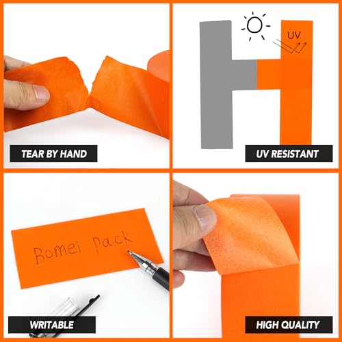 1.5 Inch Wide Masking Tape (Orange)