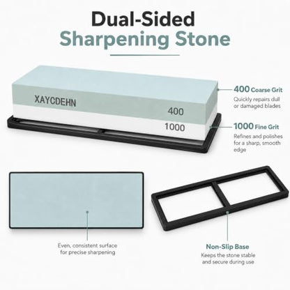 Knife Sharpening Stone Set