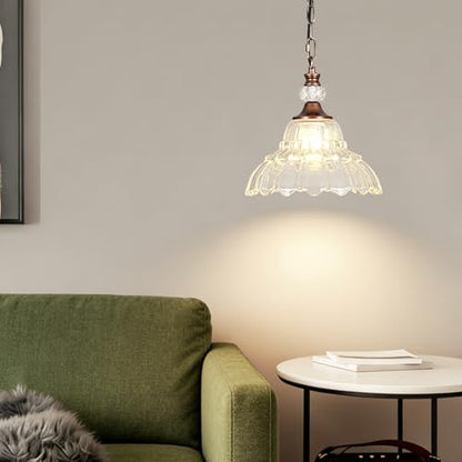Chandelier with Flower Shade