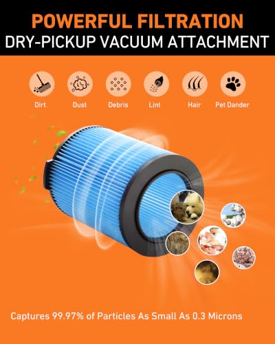 2 Pack Replacement VF4000 Filter for Ridgid Shop Vac Filter 5