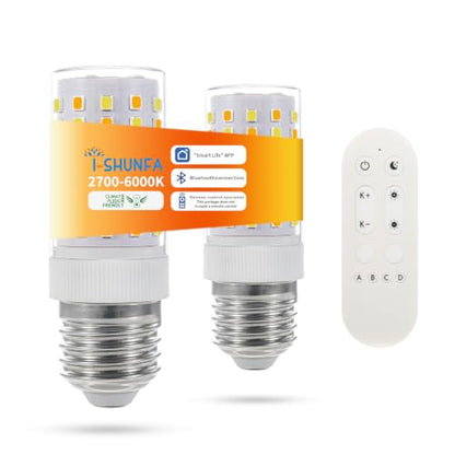 Smart E26 LED Bulbs with Remote Control and App Control