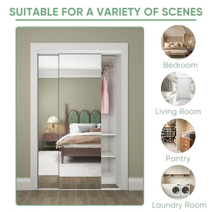Mirrored Sliding Closet Door