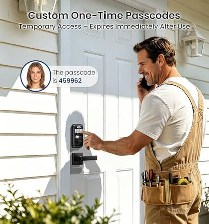 DK01 B Keyless Entry Deadbolt Lock with Handle Set