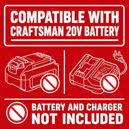 240W Power Inverter Pure Sine Wave Compatible with Dewalt 20V